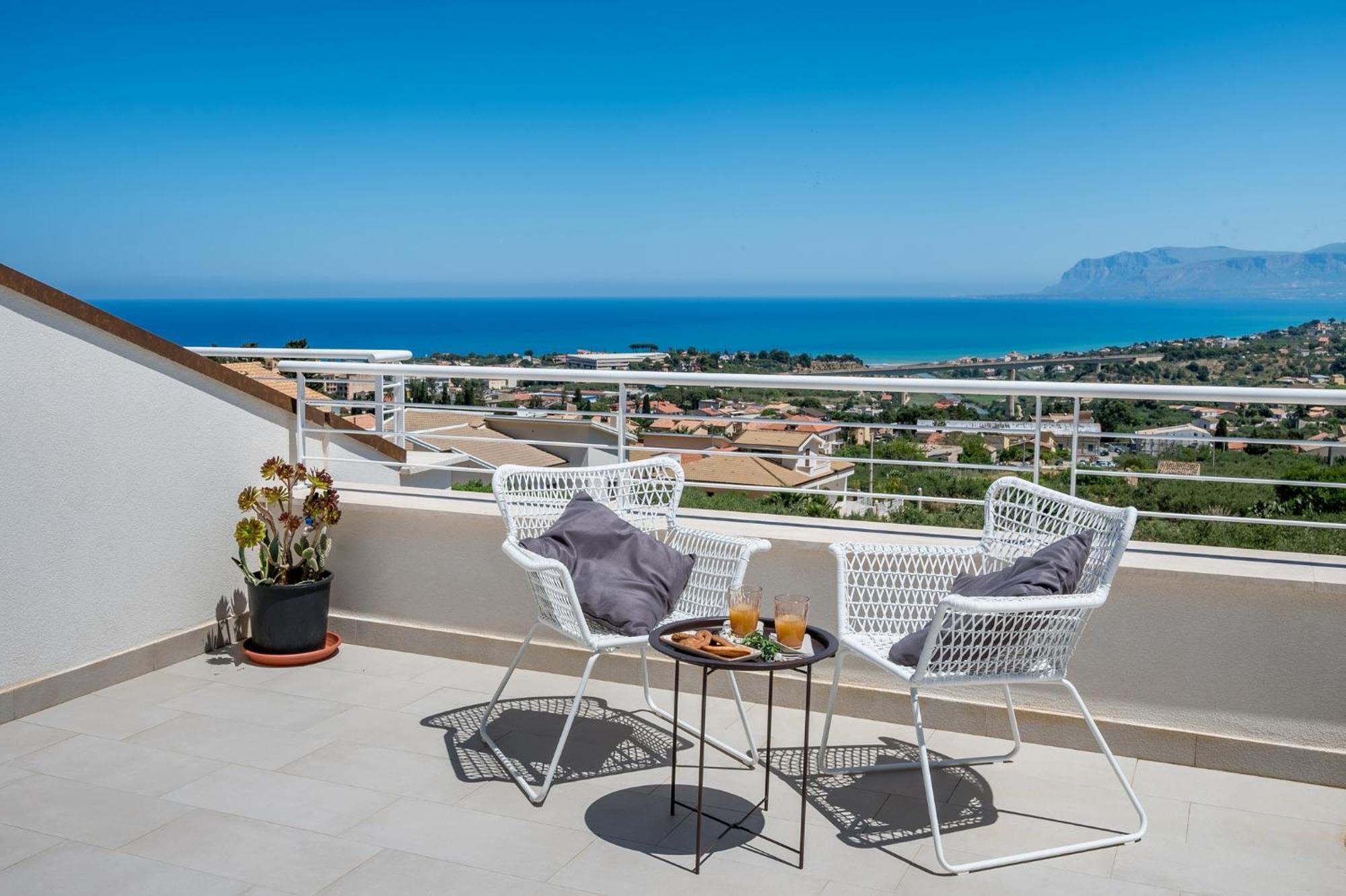 Villa Maria Con Piscina E Vista Mare カステッランマーレ・デル・ゴルフォ 部屋 写真